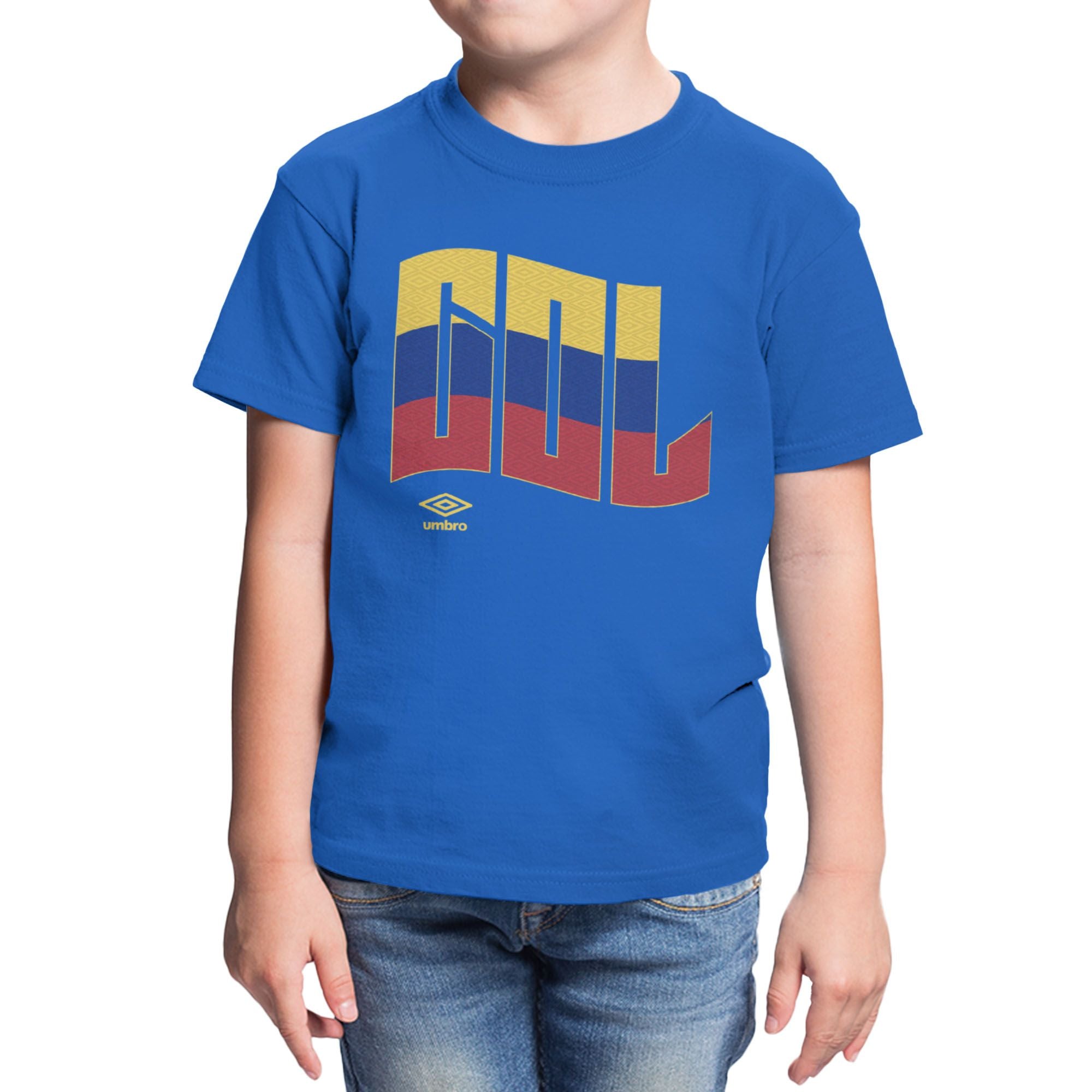 Umbro Kids Colombia Wavy Logo T-Shirt
