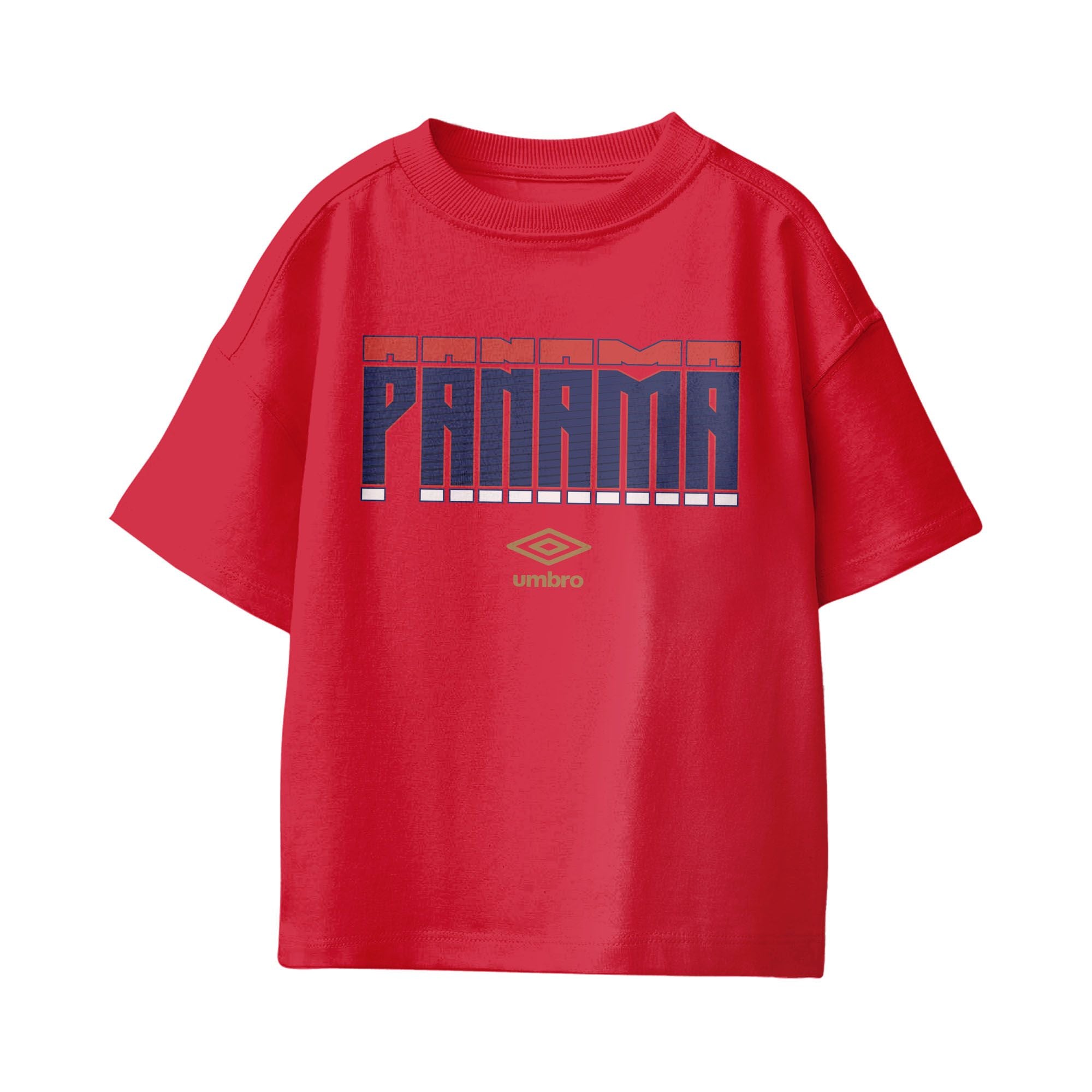 Umbro Panama Stacked Soccer T-Shirt Red