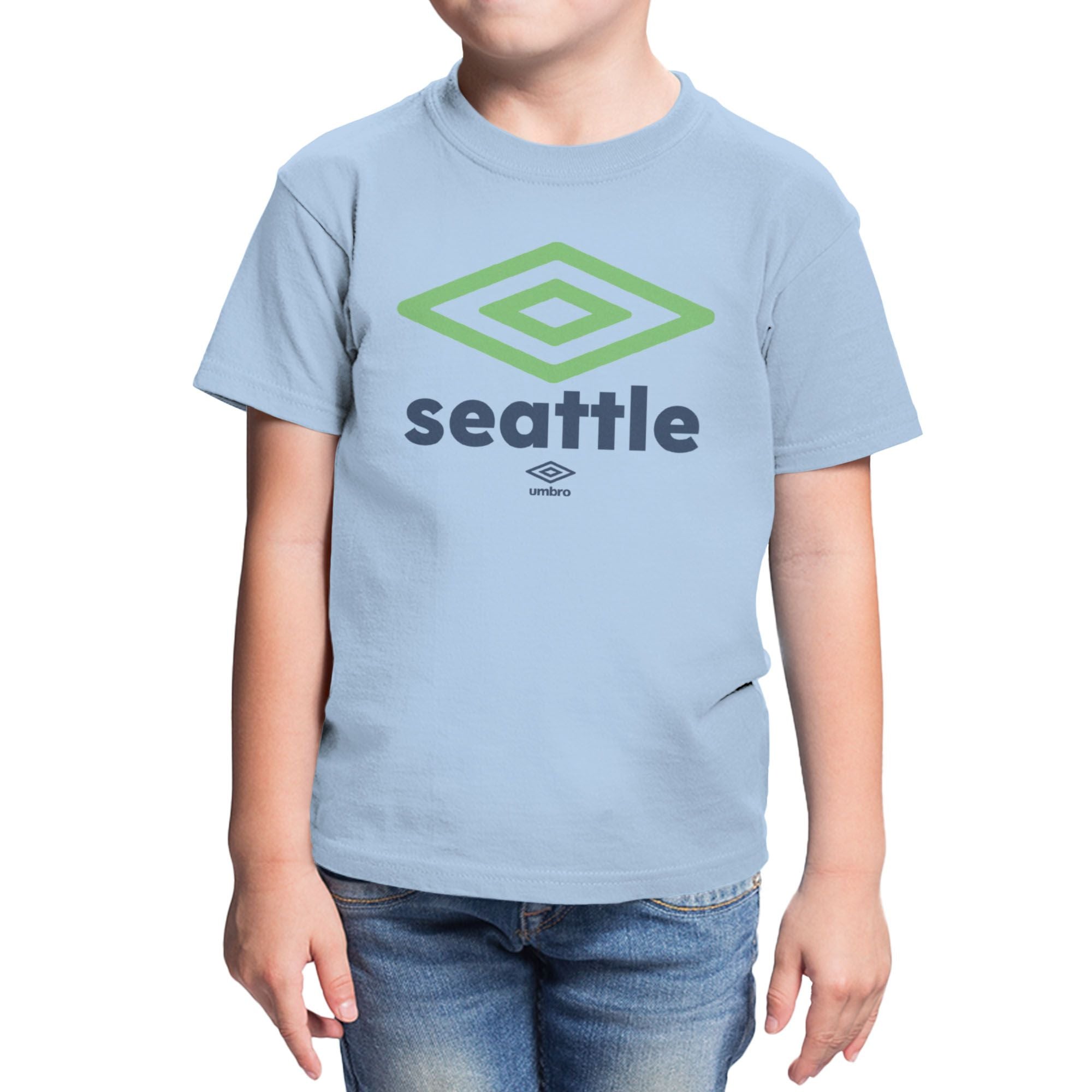 Umbro Kids Seattle City Diamond Logo T-Shirt