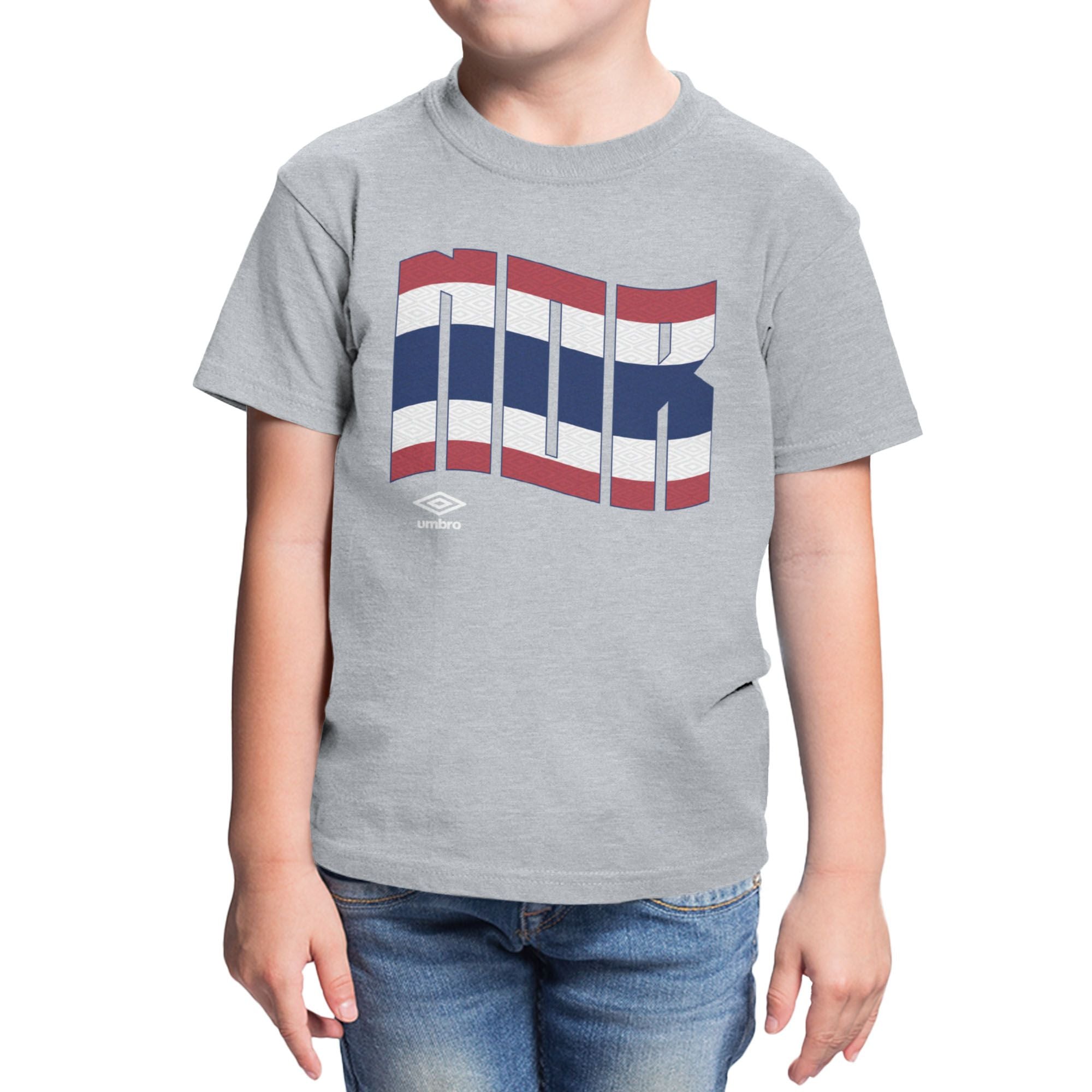 Umbro Kids Norway Wavy Logo T-Shirt