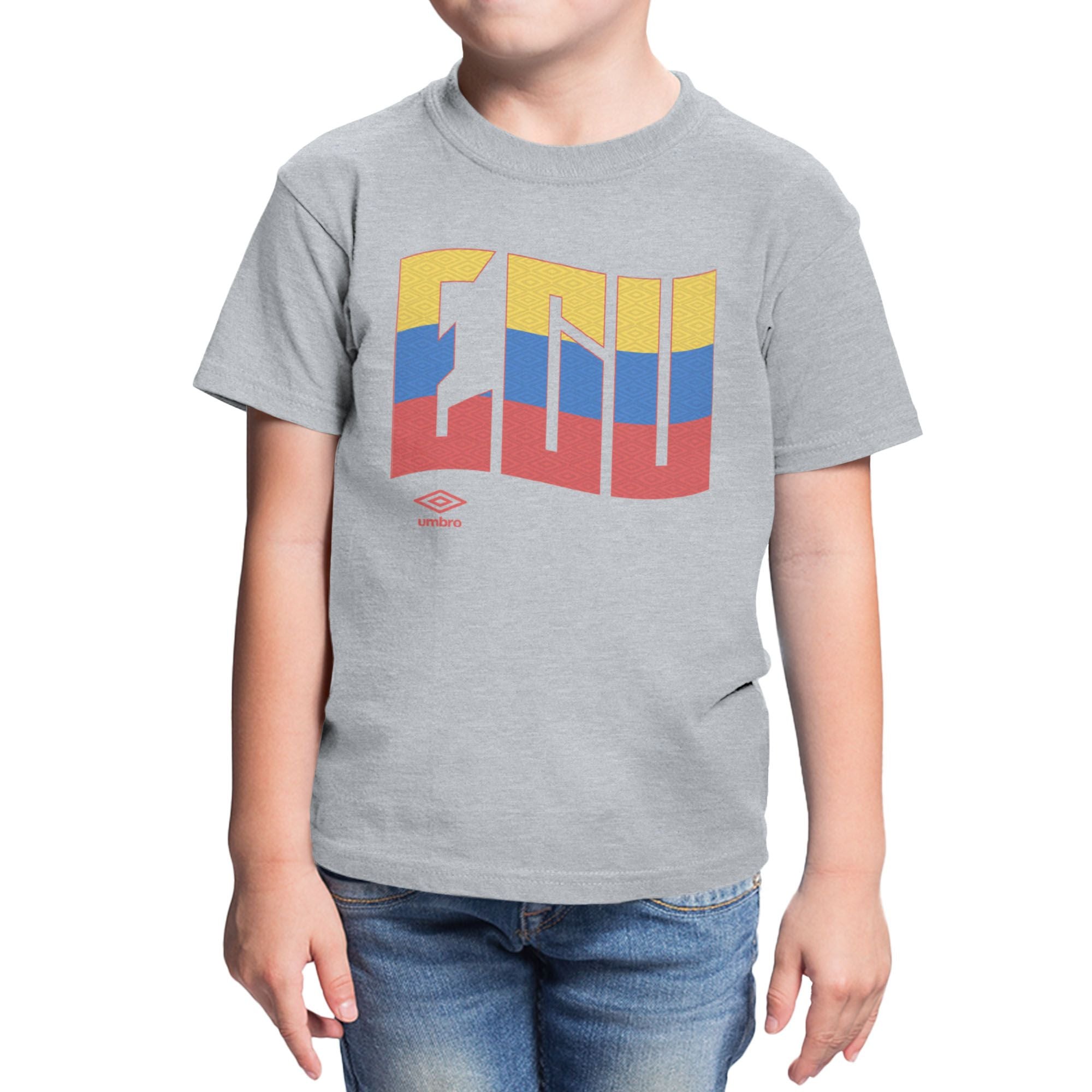 Umbro Kids Ecuador Wavy Logo T-Shirt