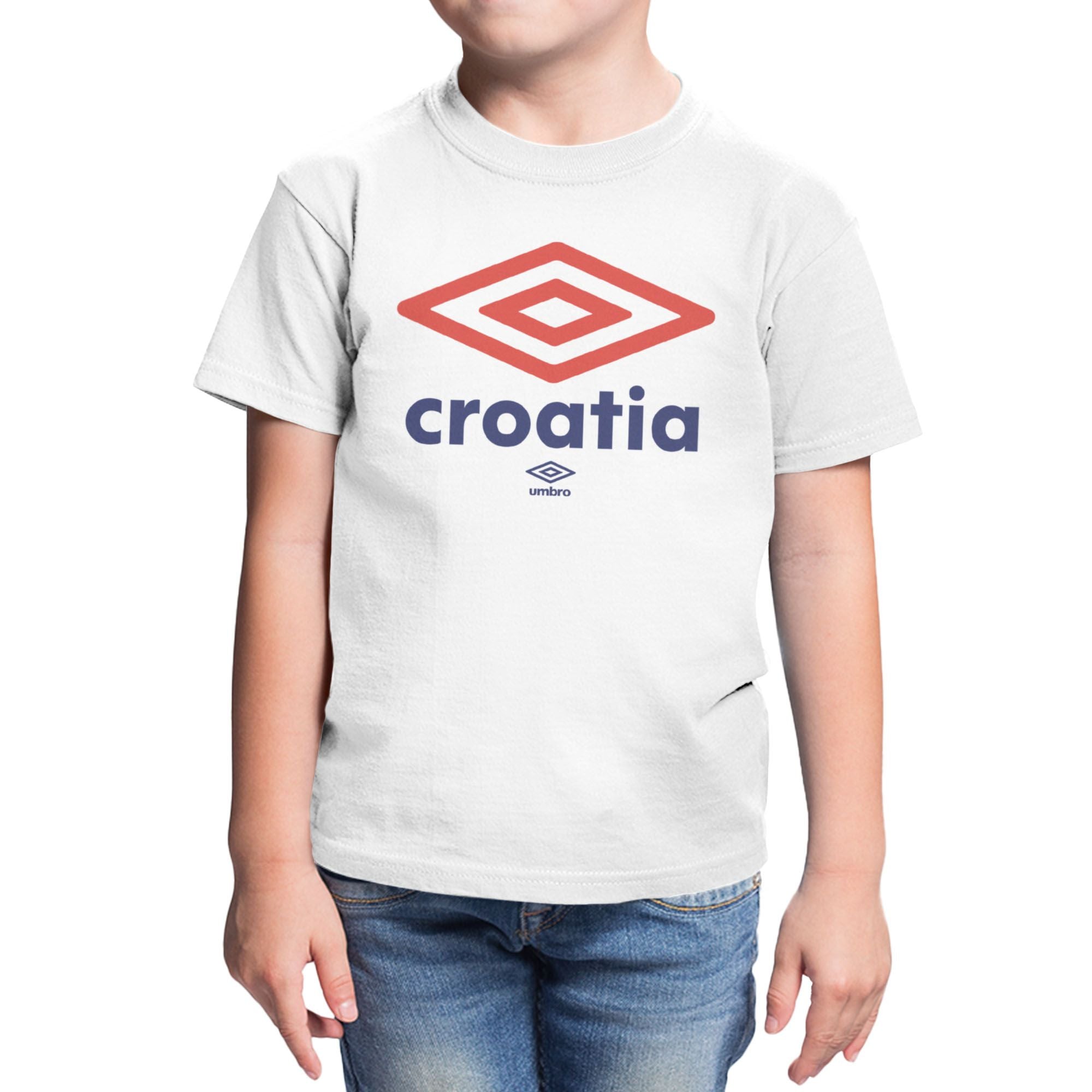Umbro Kids Croatia Diamond Logo T-Shirt