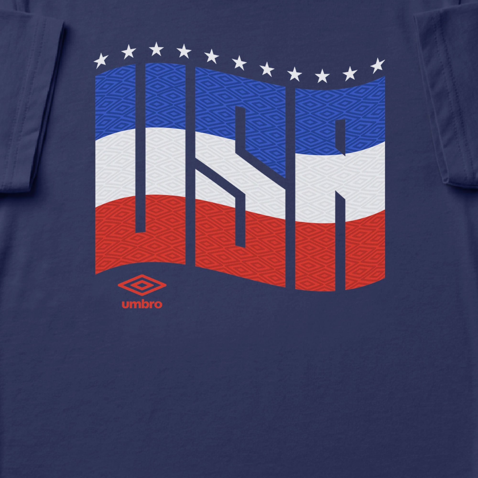 Umbro Adult USA Wavy Logo T-Shirt