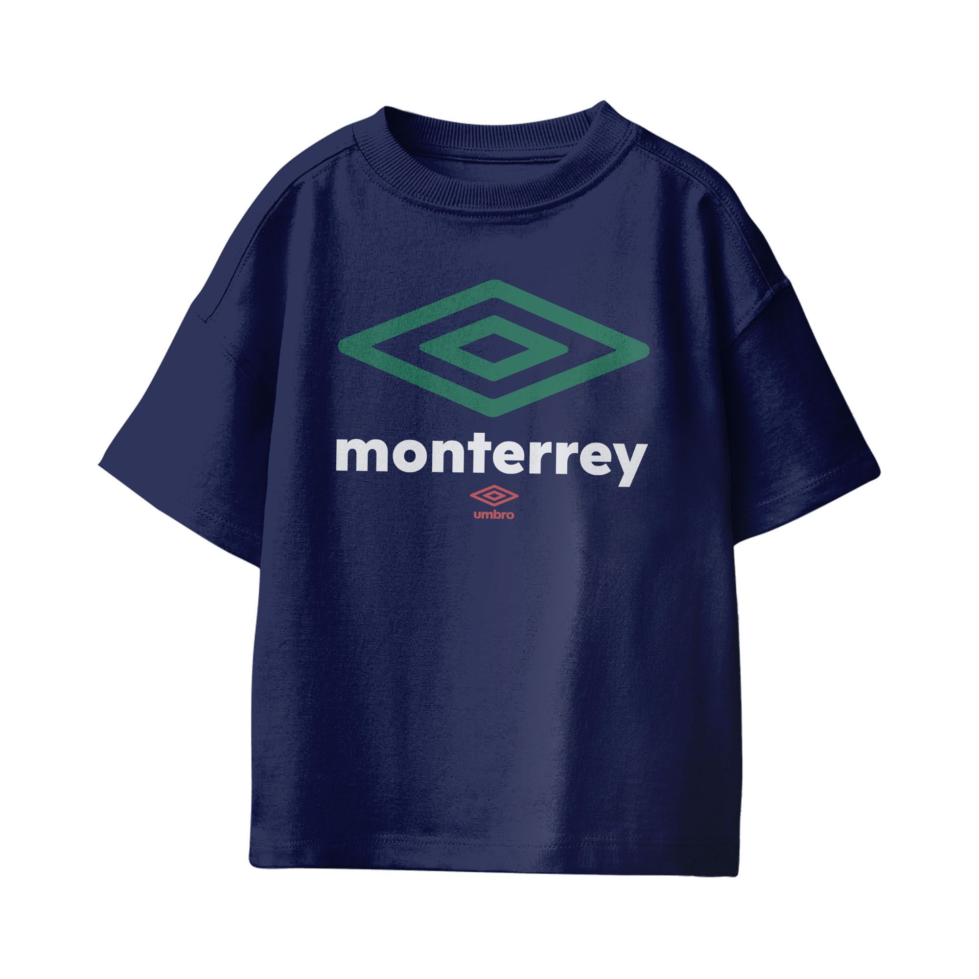 Umbro Kids Monterrey City Diamond Logo T-Shirt Navy