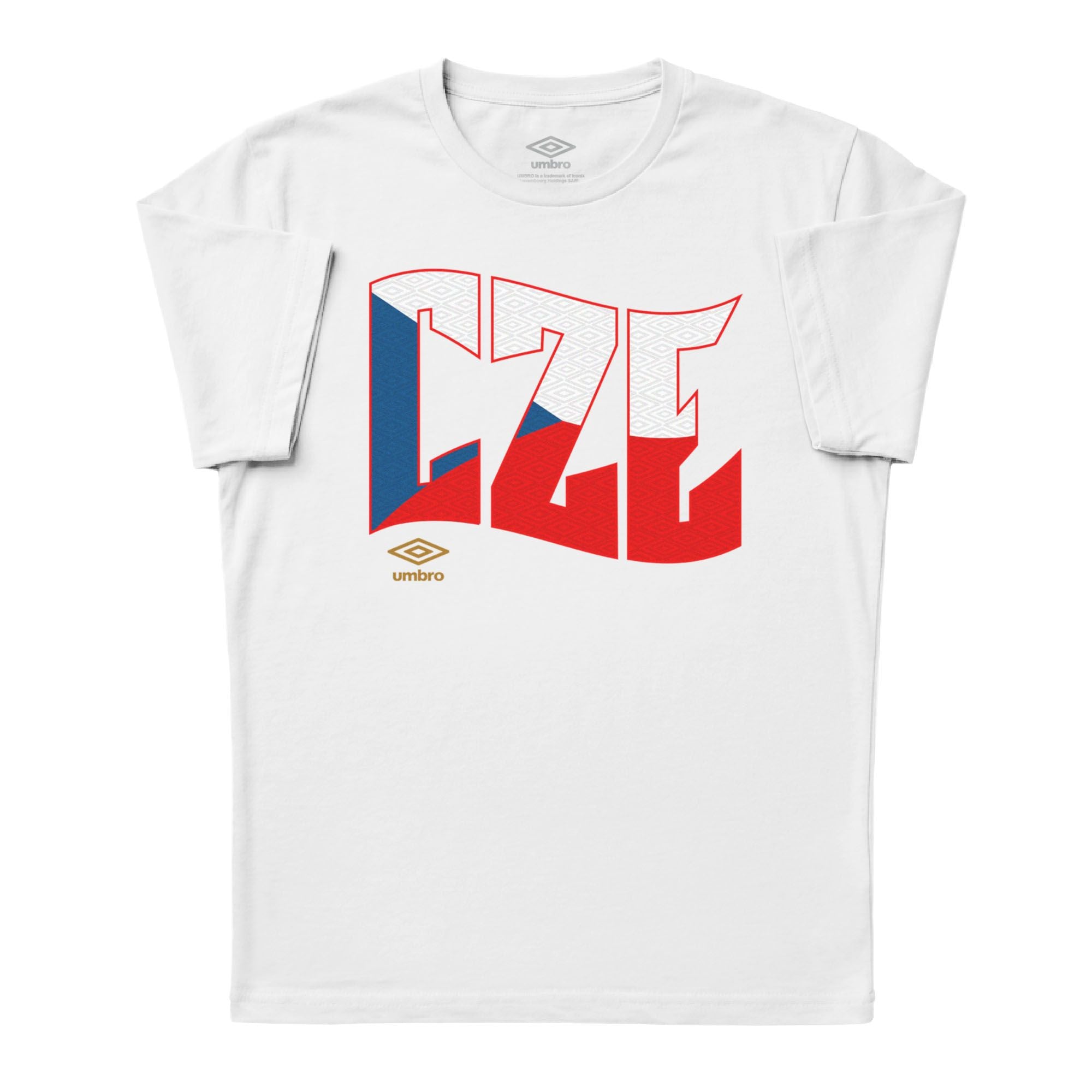 Umbro Czech Republic Wavy Logo T-Shirt White