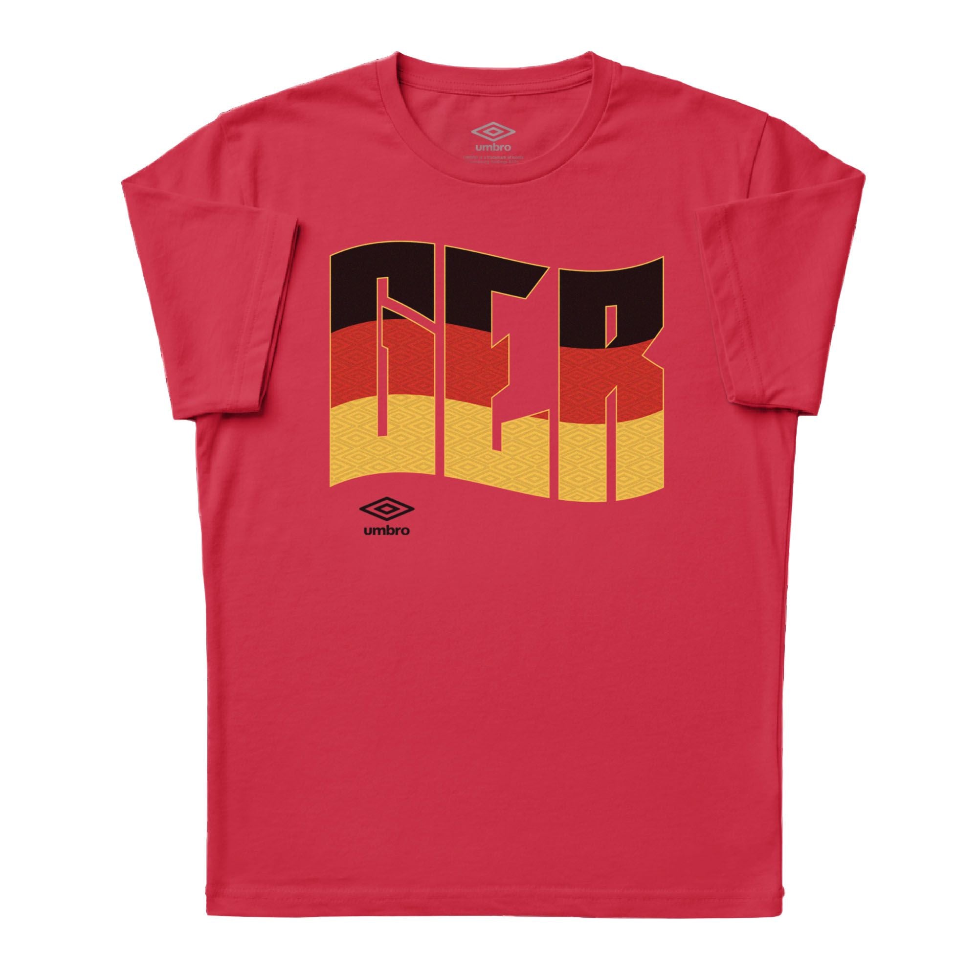 Umbro Germany Wavy Logo T-Shirt Red