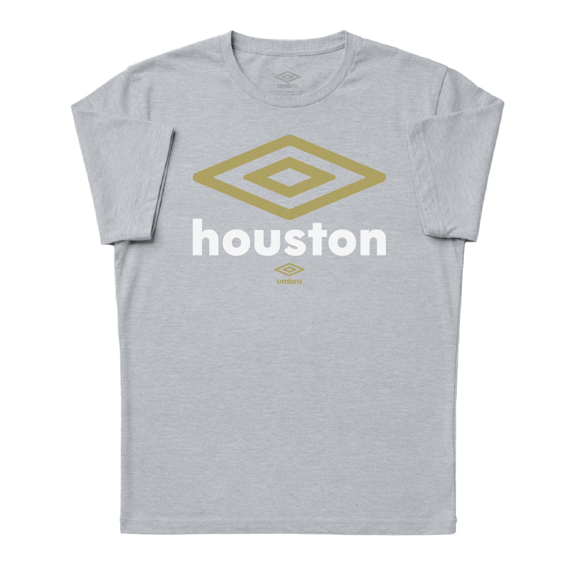 Umbro Houston City Diamond Logo T-Shirt Sport Grey