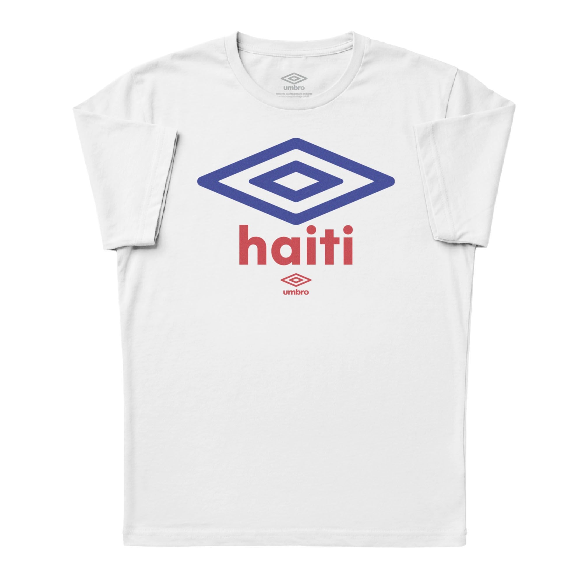 Umbro Adult Haiti Diamond Logo T-Shirt White