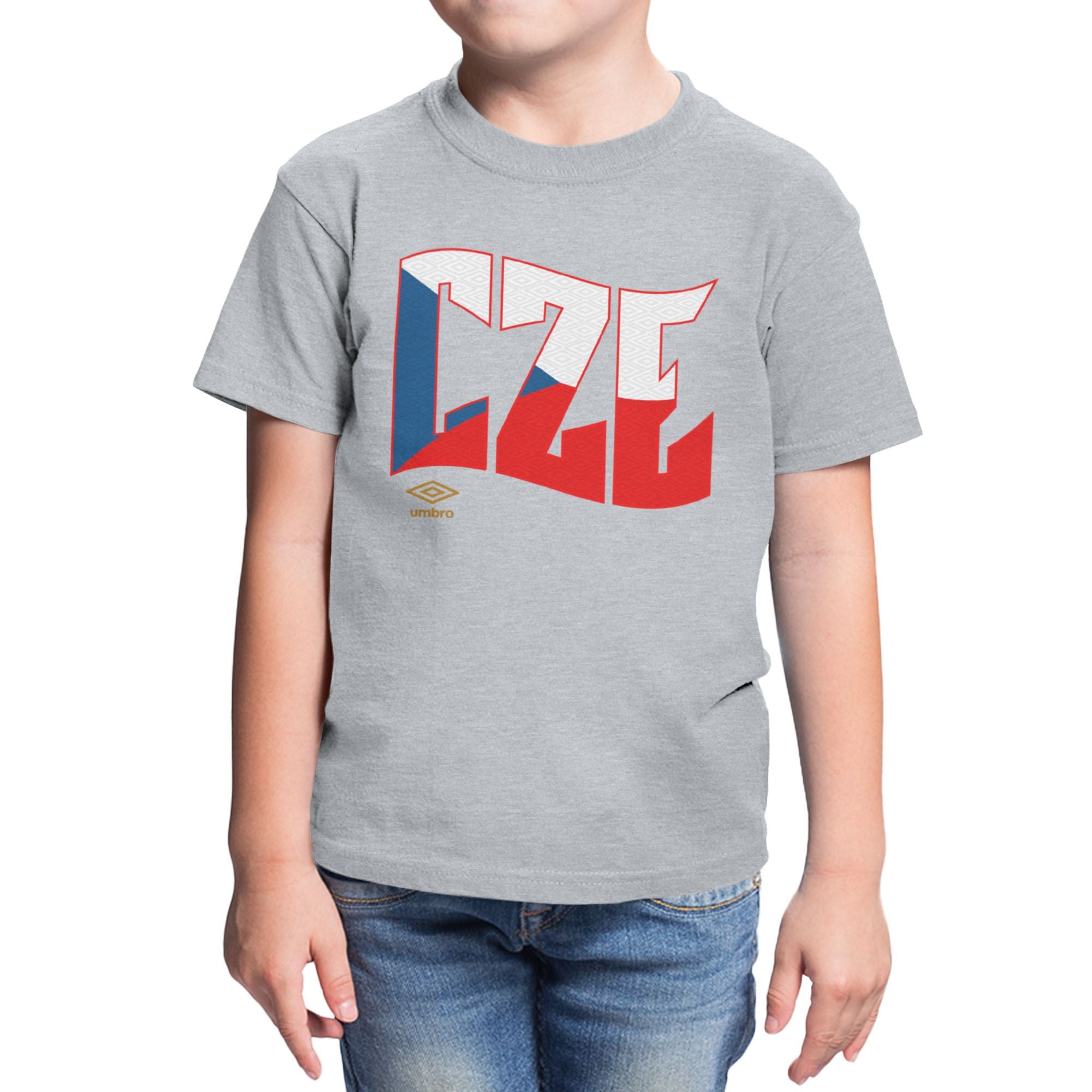 Umbro Kids Czech Republic Wavy Logo T-Shirt