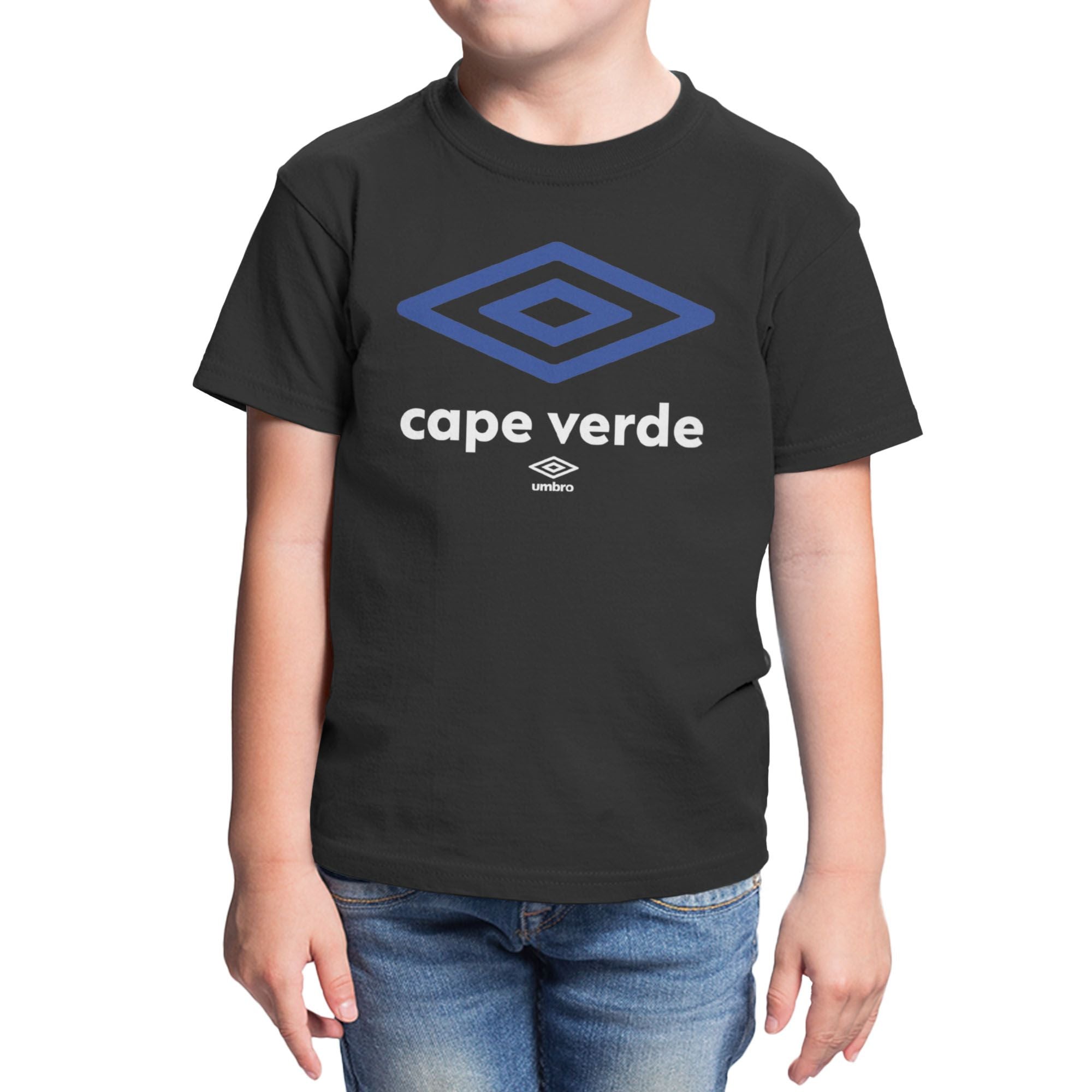Umbro Kids Cape Verde Diamond Logo T-Shirt