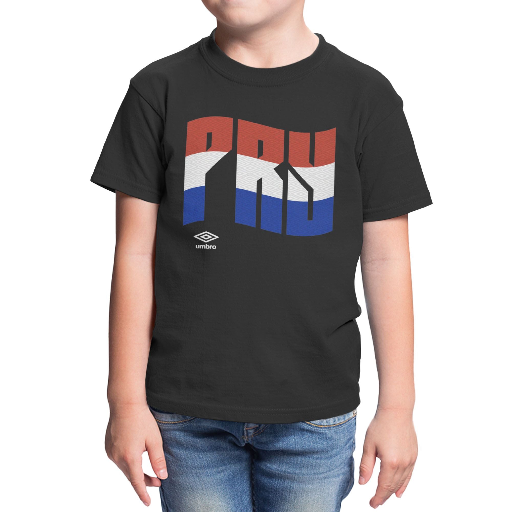 Umbro Kids Paraguay Wavy Logo T-Shirt