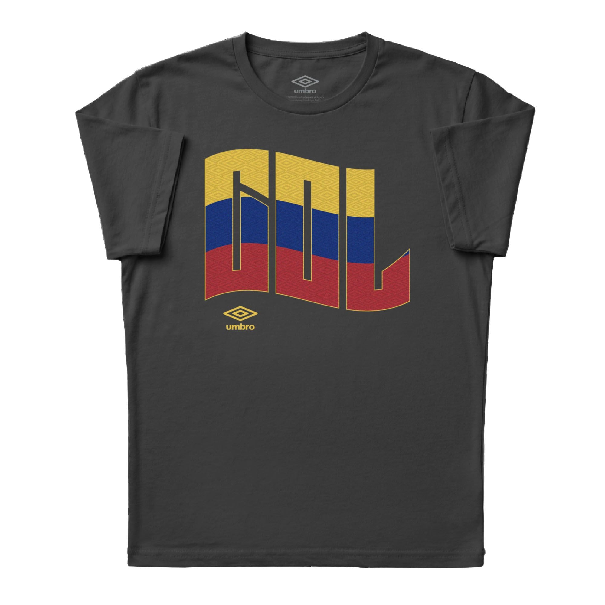 Umbro Colombia Wavy Logo T-Shirt Black