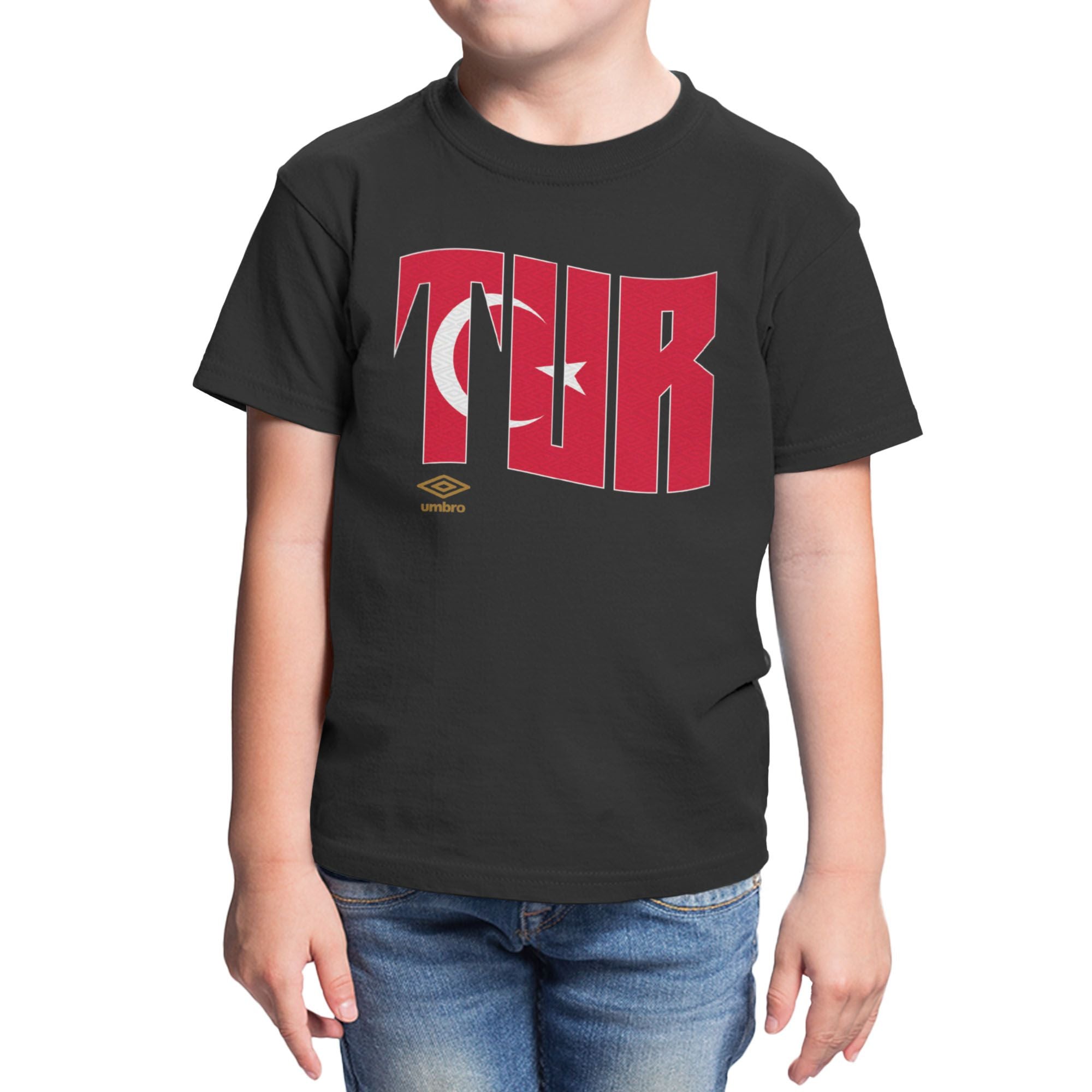 Umbro Kids Turkey Wavy Logo T-Shirt