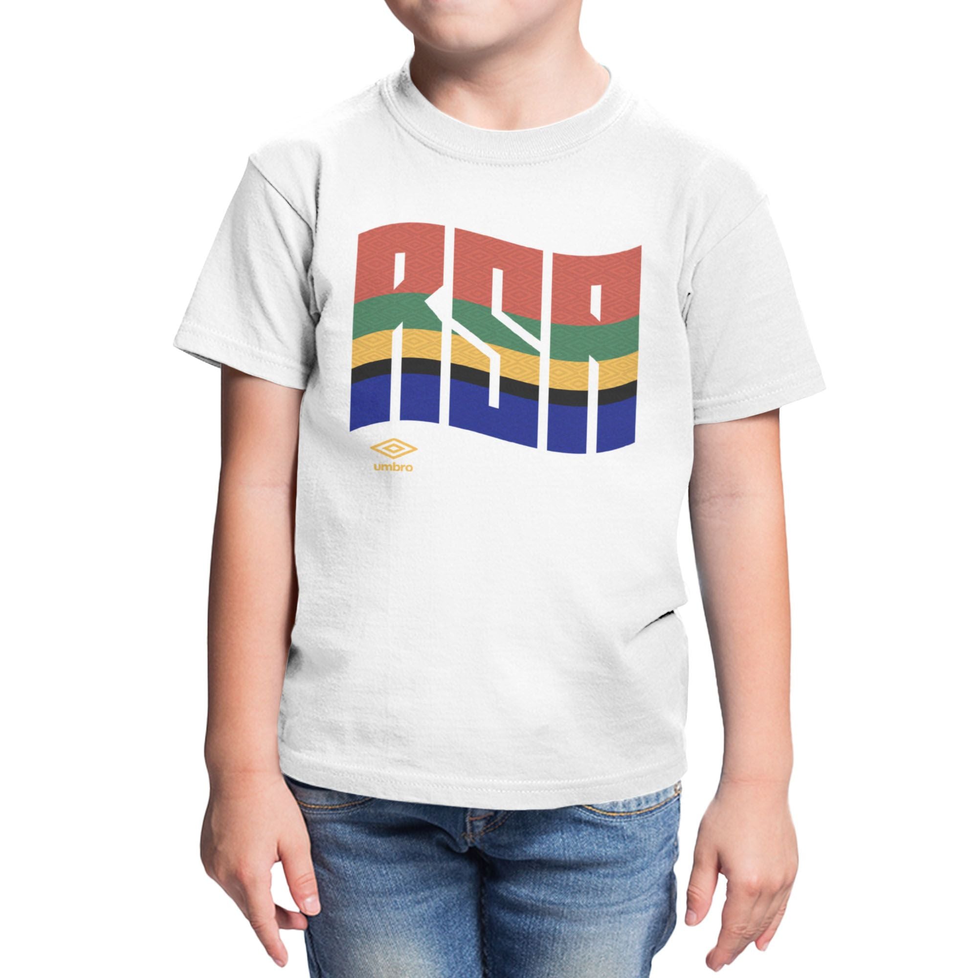 Umbro Kids South Africa Wavy Logo T-Shirt
