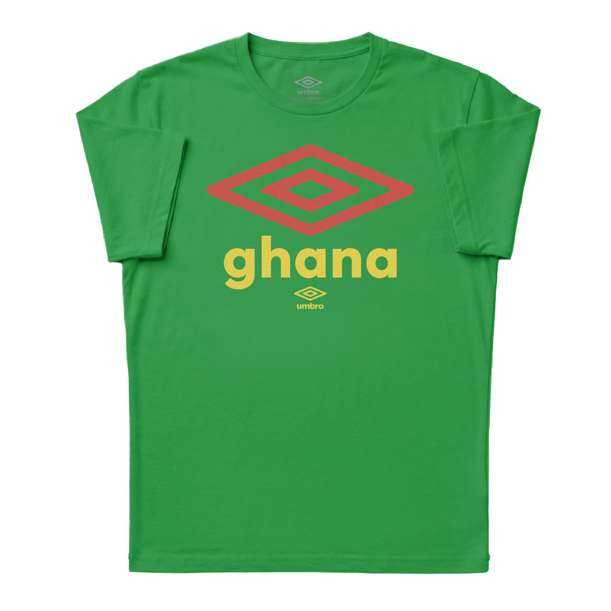 Umbro Ghana Diamond Logo T-Shirt Turf Green