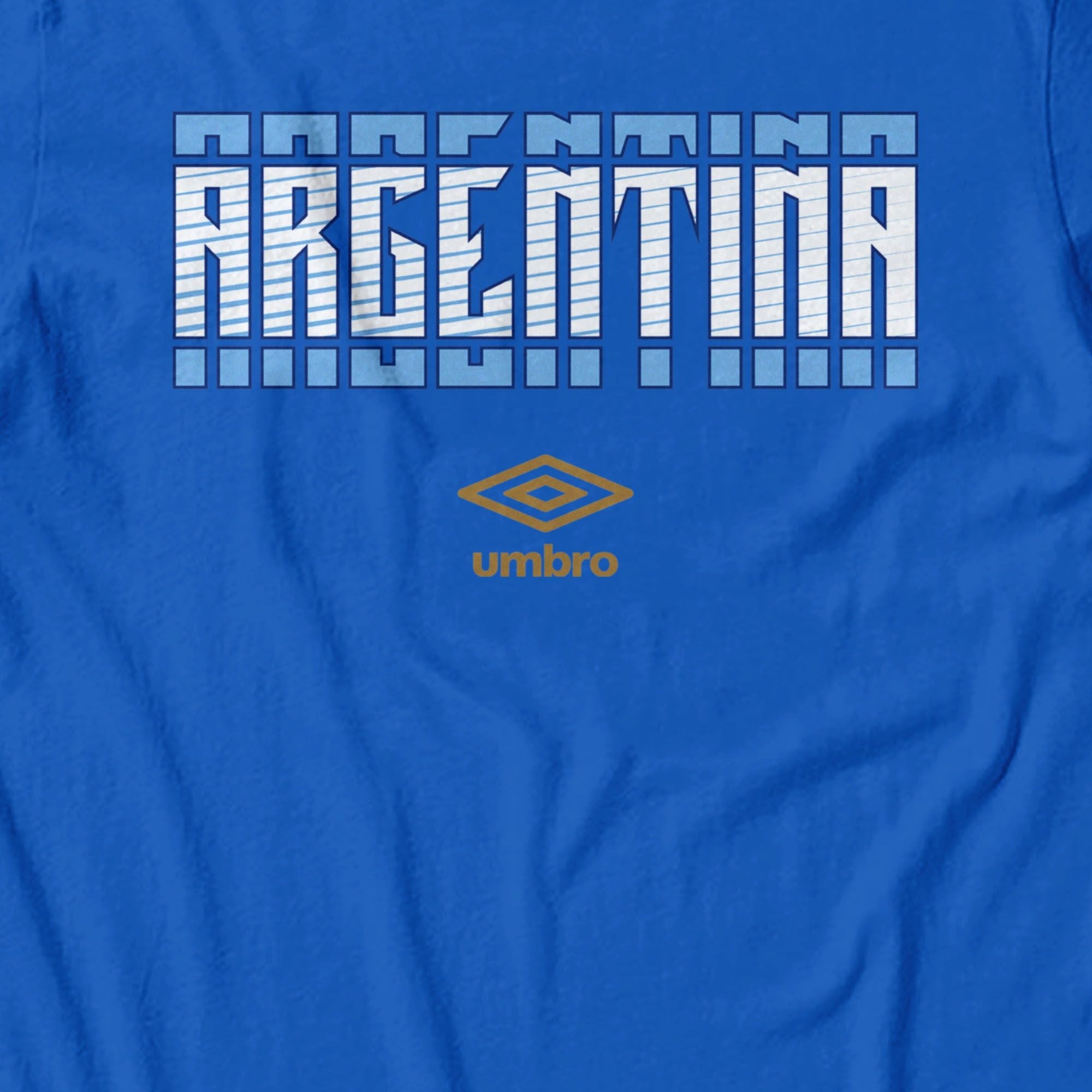 Umbro Argentina Stacked Soccer T-Shirt Royal