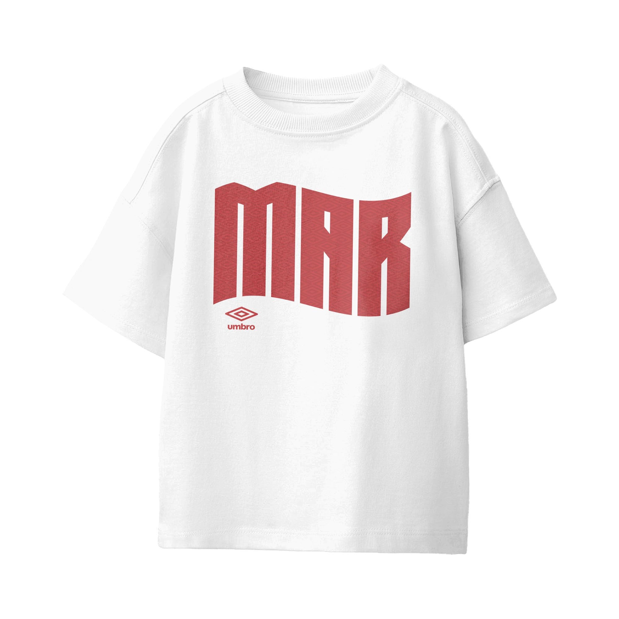 Umbro Kids Morocco Wavy Logo T-Shirt White
