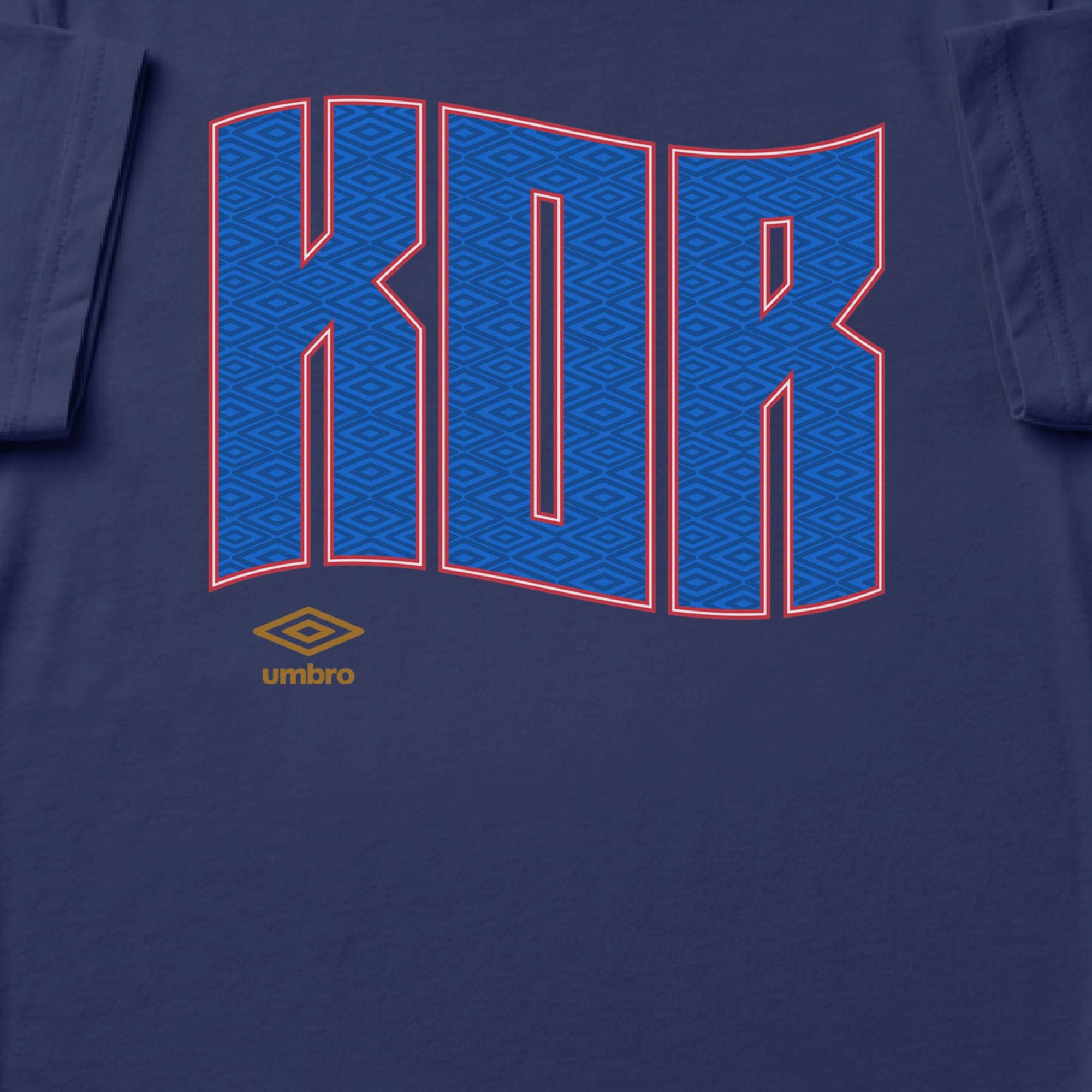 Umbro Adult Korea Republic Wavy Logo T-Shirt