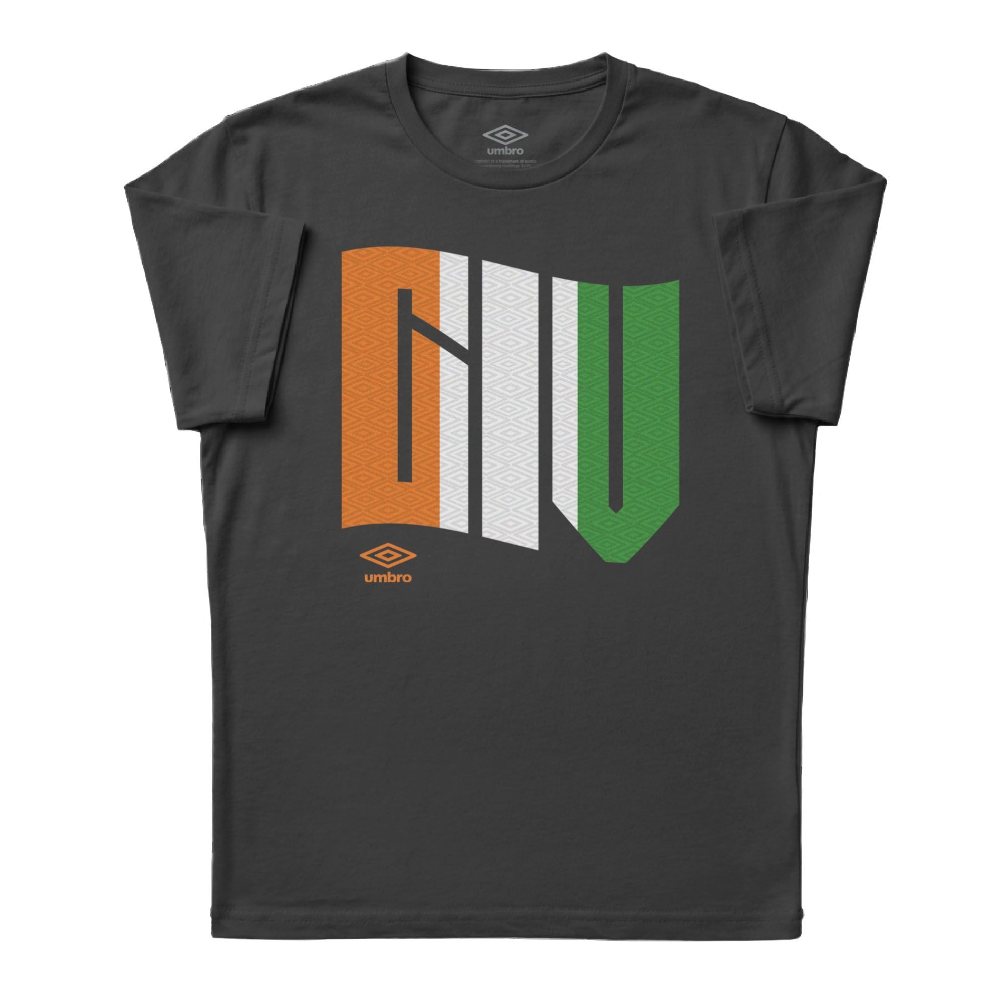 Umbro Adult Unisex Côte d'Ivoire Wavy Logo T-Shirt Black