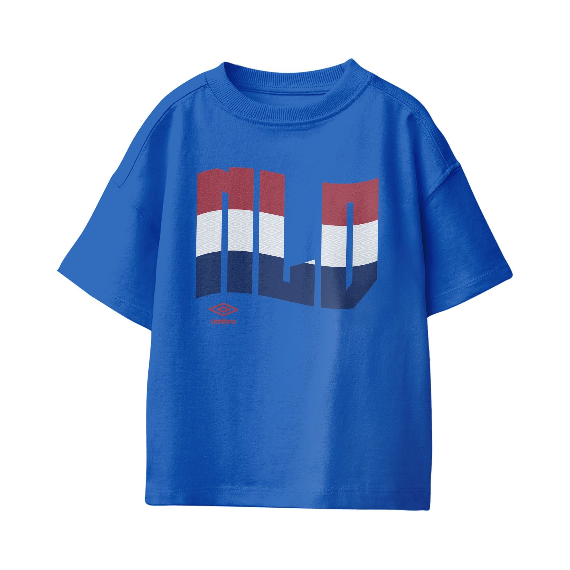 Umbro Kids Netherlands Wavy Logo T-Shirt Royal
