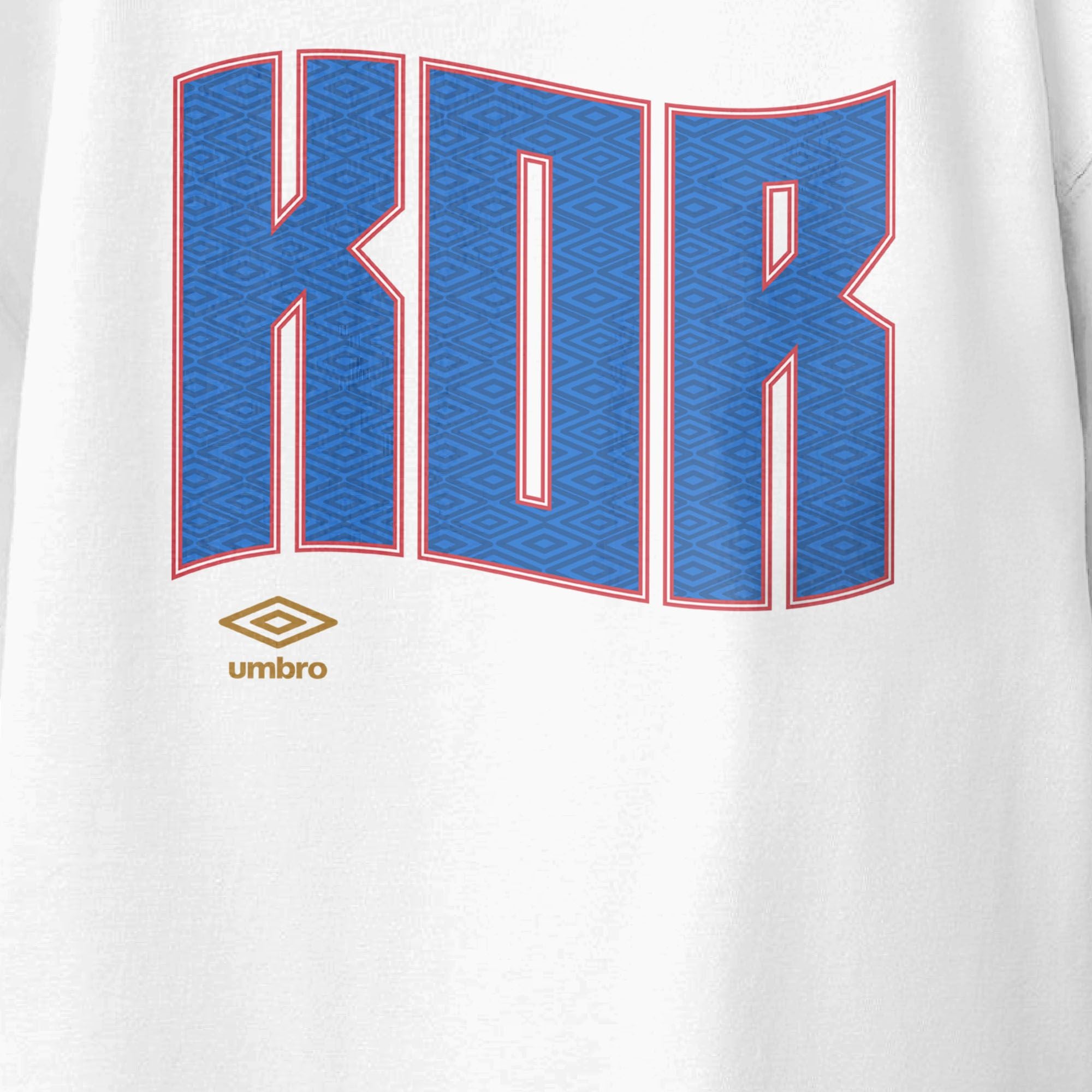 Umbro Kids Korea Republic Wavy Logo T-Shirt