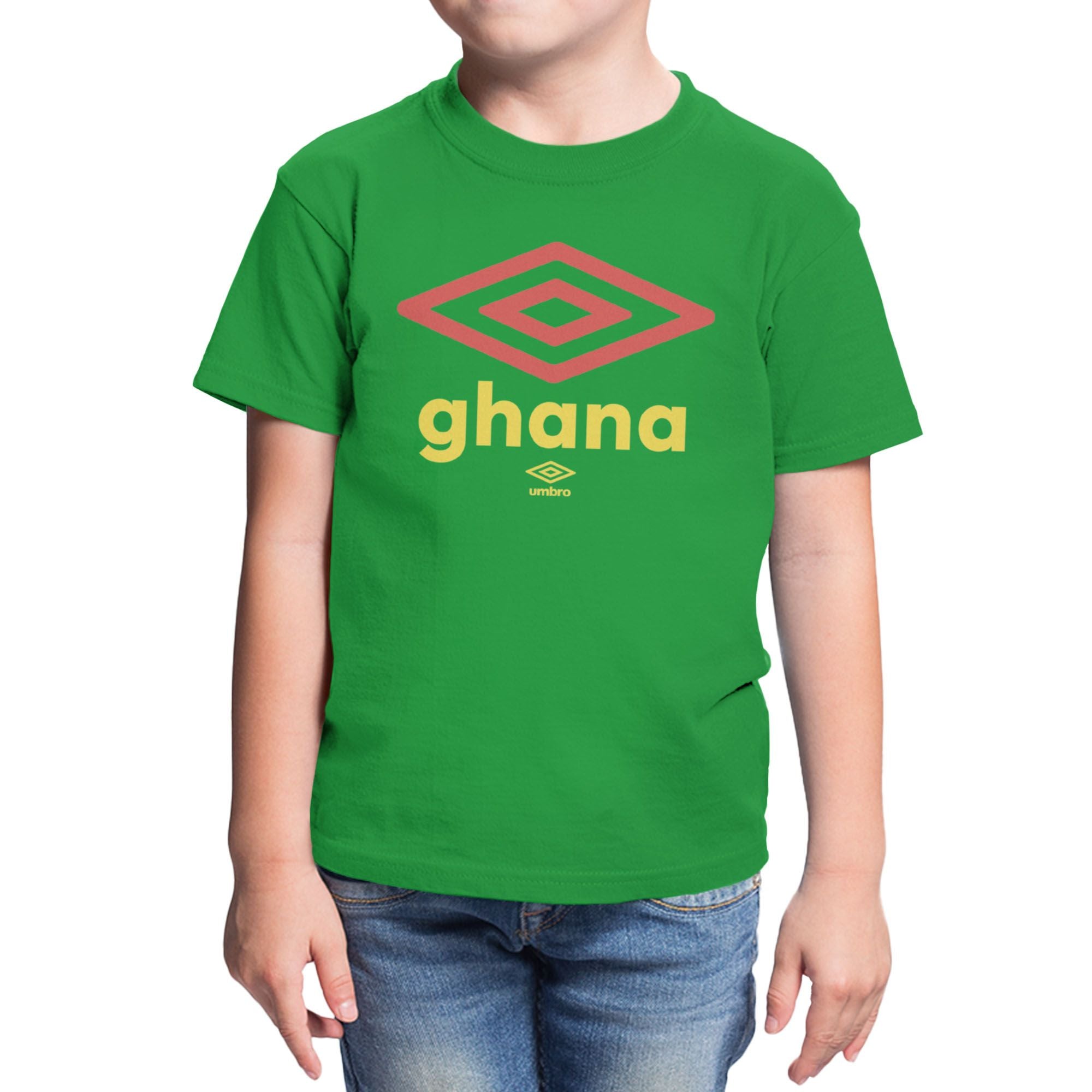 Umbro Kids Ghana Diamond Logo T-Shirt
