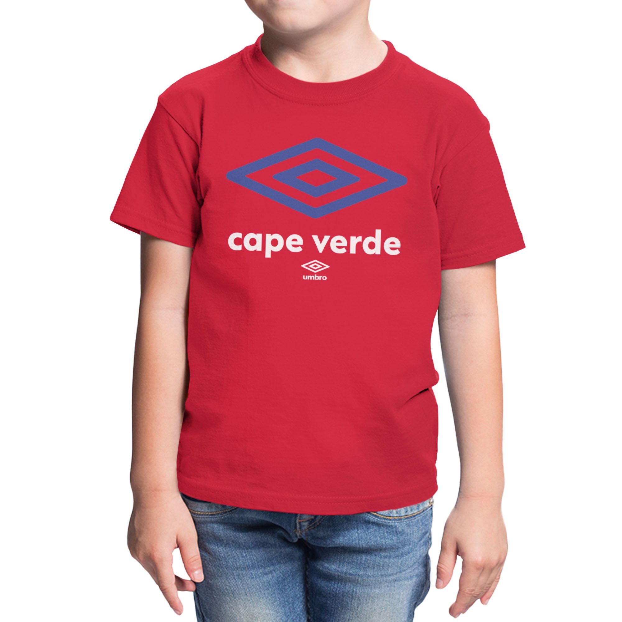 Umbro Kids Cape Verde Diamond Logo T-Shirt