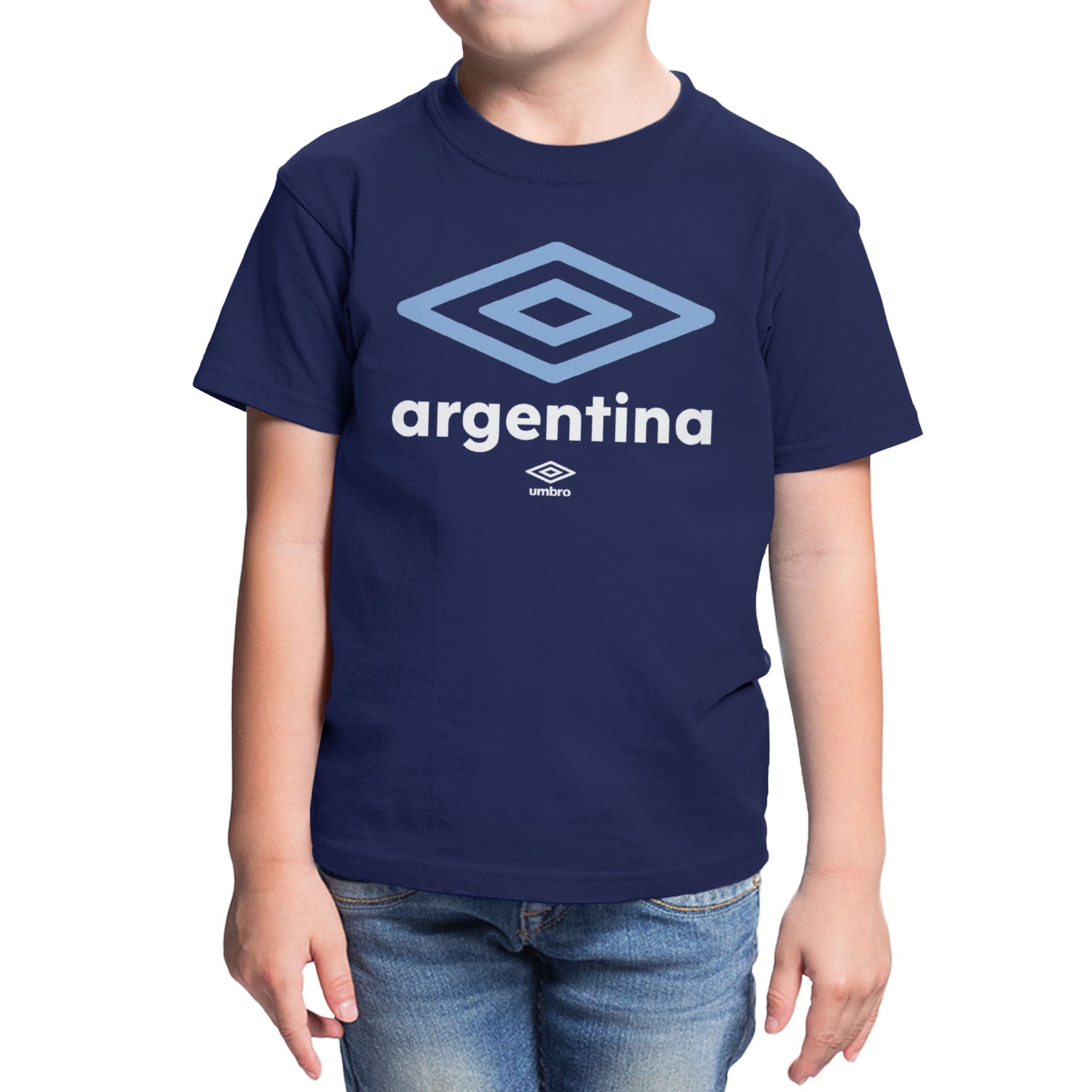 Umbro Kids Argentina Diamond Logo T-Shirt