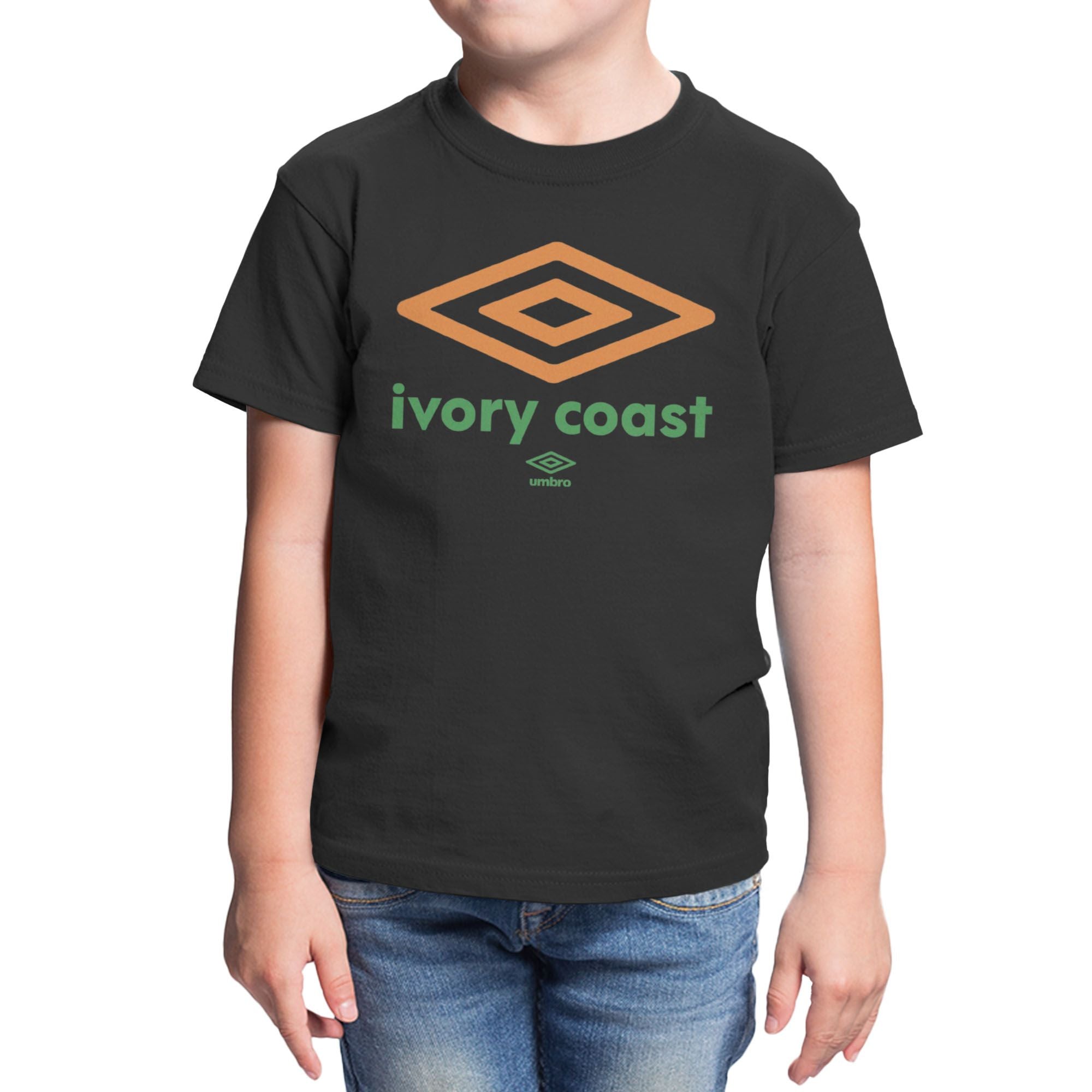 Umbro Kids Cote d'Ivoire Diamond Logo T-Shirt