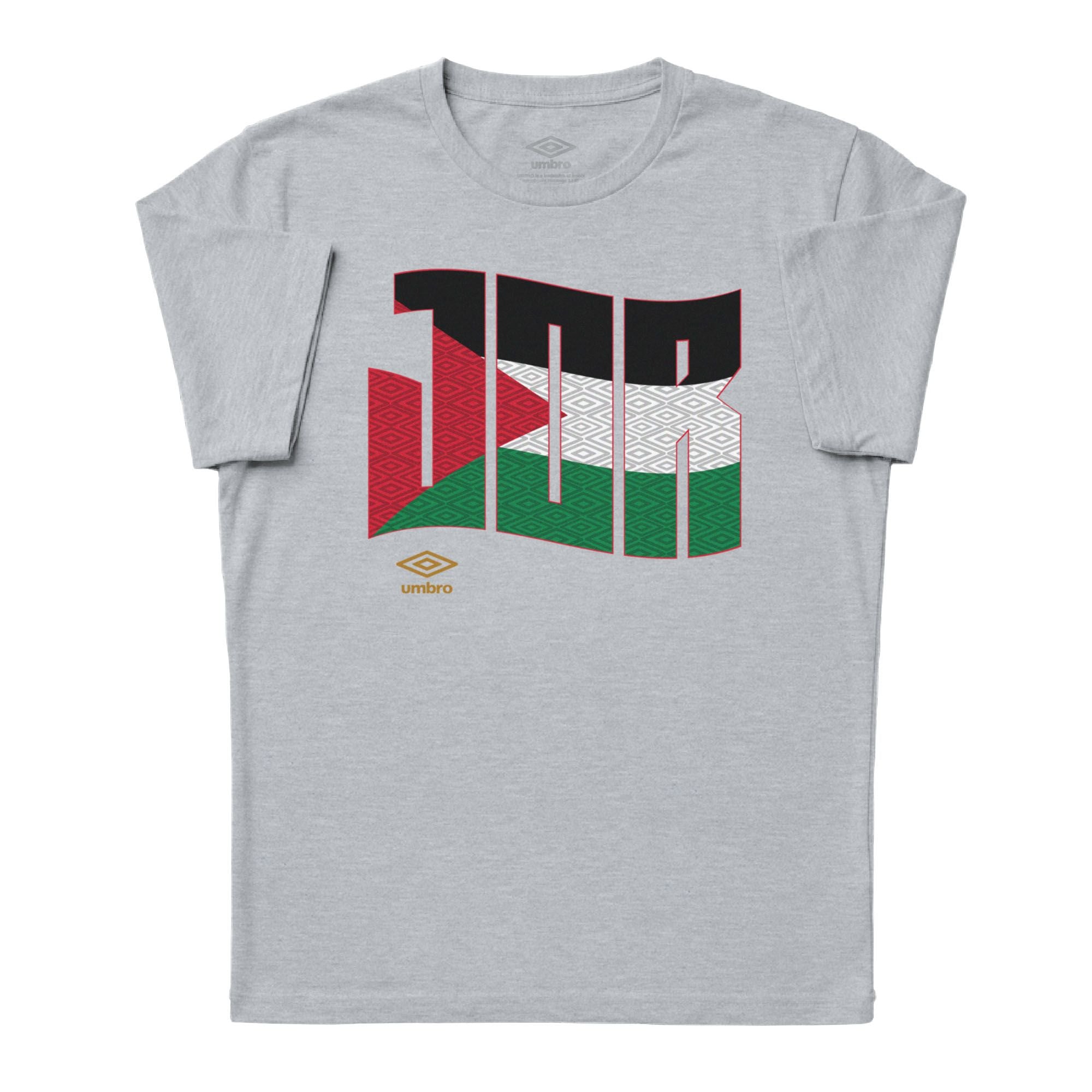 Umbro Adult Unisex Jordan Wavy Logo T-Shirt Sport Grey