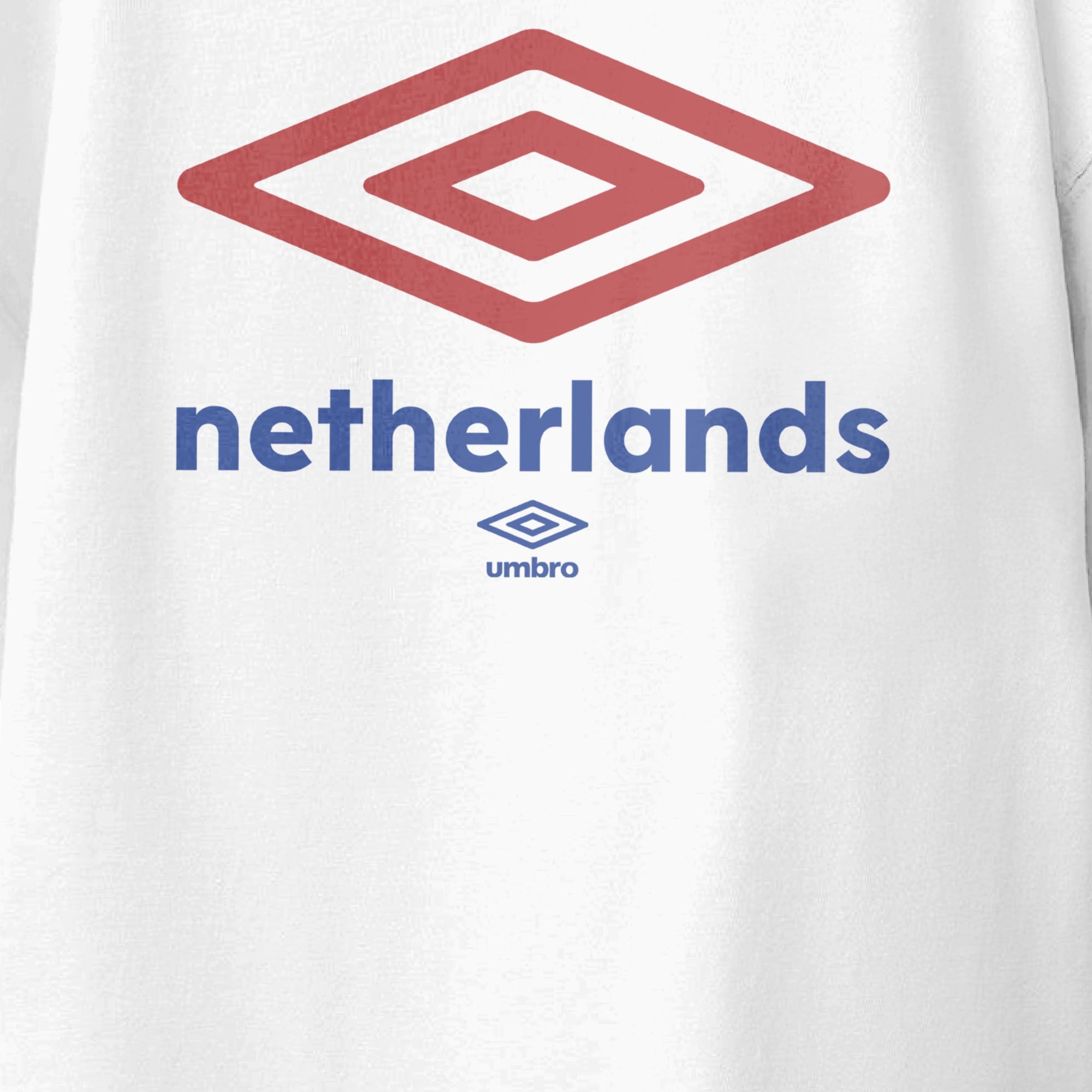 Umbro Kids Netherlands Diamond Logo T-Shirt White