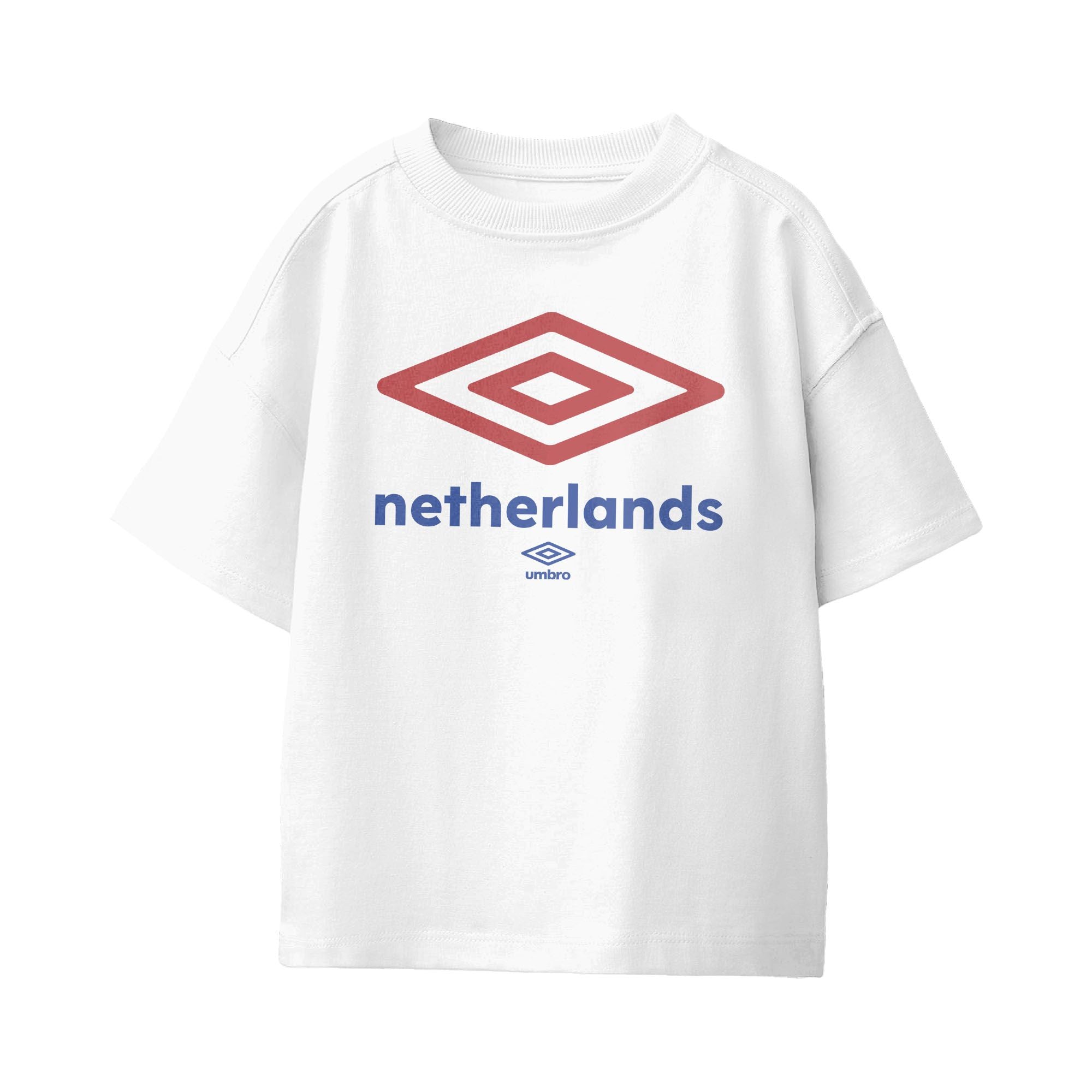 Umbro Kids Netherlands Diamond Logo T-Shirt White
